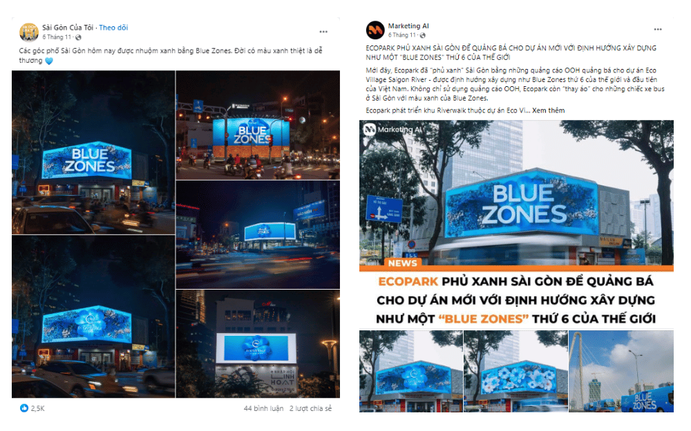 Chiến dịch Blue Zones và cách Ecopark ứng dụng xu hướng marketing mới cho ngành Bất Động Sản