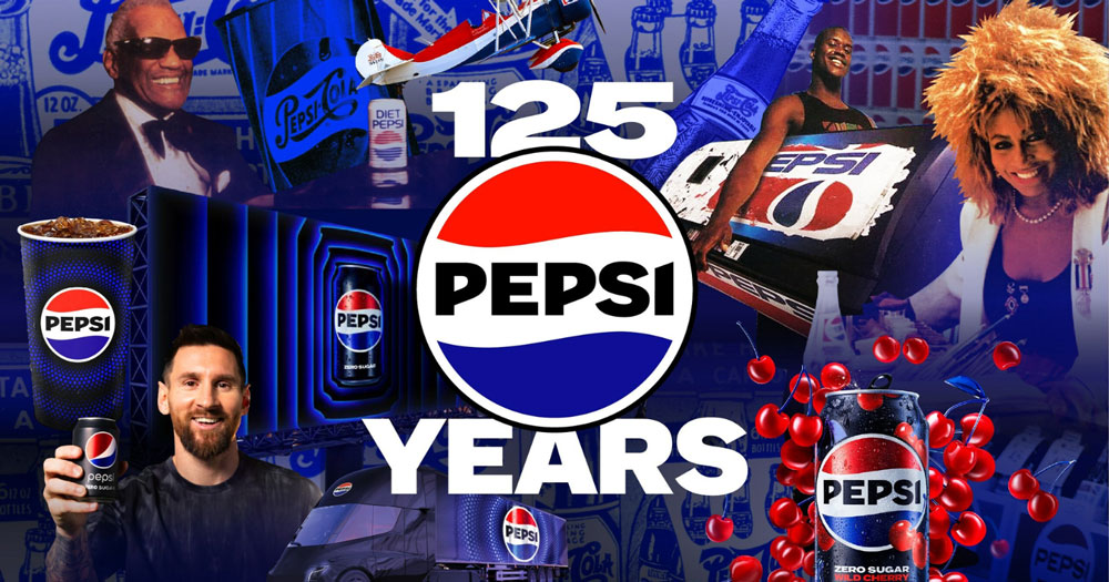 PEPSI chính thức trình làng logo mới - Đánh dấu 125 năm huyền thoại