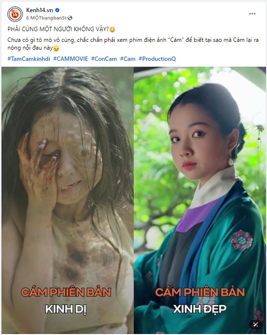 Fanpage Kenh14.vn teasing về tạo hình nhân vật