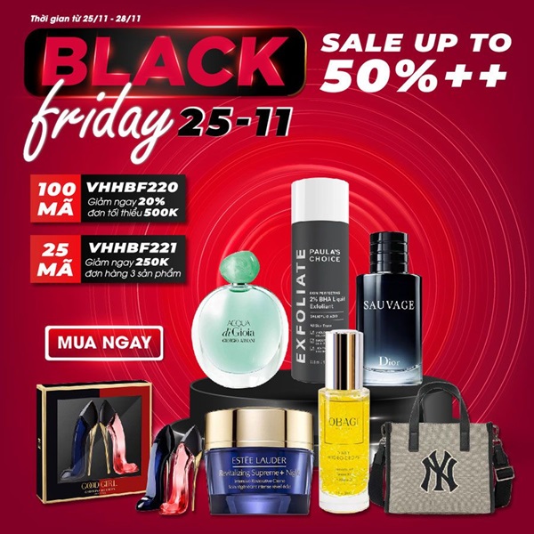 Ý tưởng content Black Friday cho ngành mỹ phẩm, làm đẹp