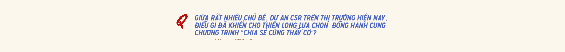 Phỏng vấn độc quyền Tập đoàn Thiên Long