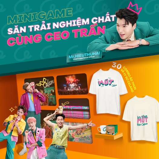 Minigame trên Fanpage của Celano