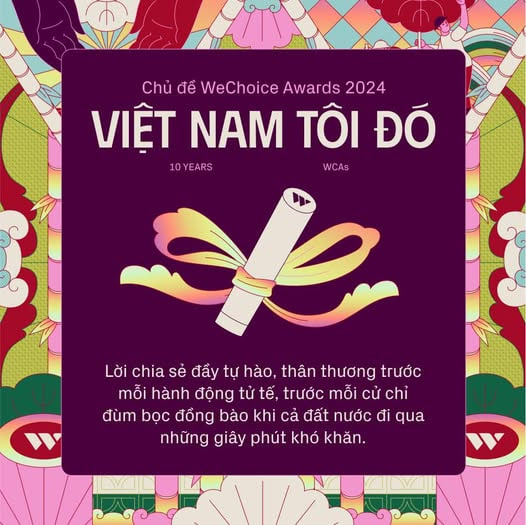 Chủ đề WeChoice Awards 2024 - Việt Nam Tôi Đó