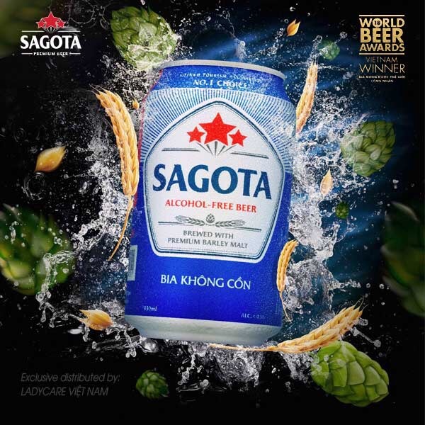 Bia Sagota với thông điệp &quot;Bia không say, lái được xe&quot;