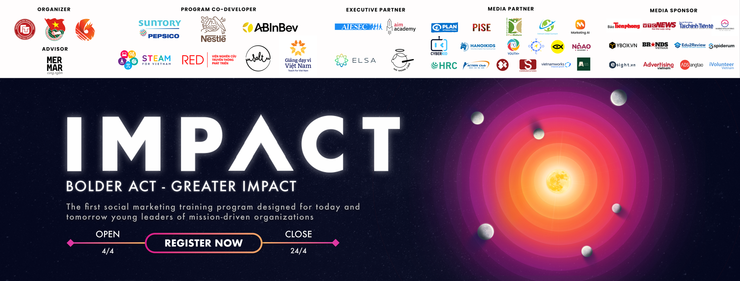 Chính thức khởi động IMPACT 2024 - Chuỗi đào tạo về chủ đề Social Marketing đầu tiên tại Việt Nam.- Ảnh 1.