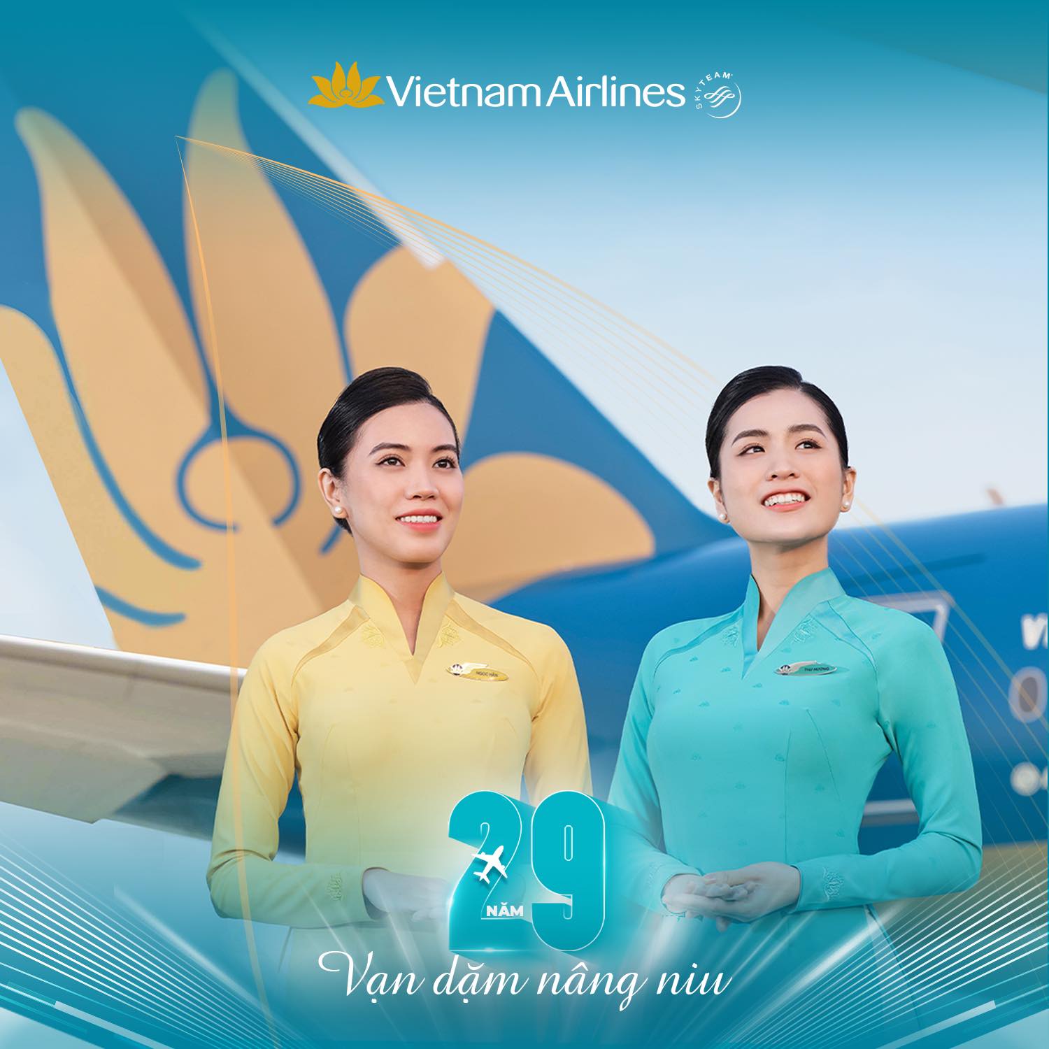 “Bay Trên Những Cánh Đồng Mơ Mộng” - Vietnam Airlines - Ảnh 1.