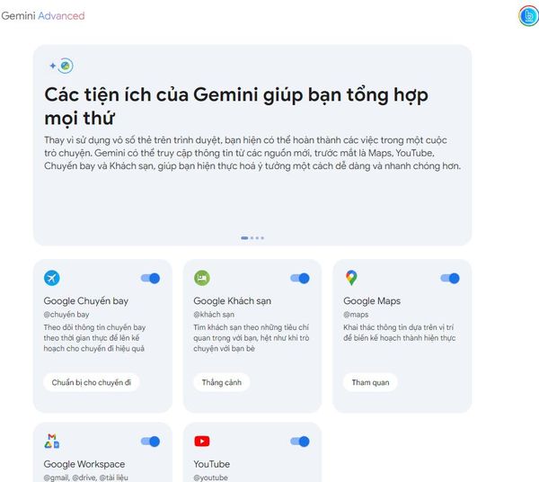 Gemini công bố tính năng bằng tiếng Việt: Tóm tắt Email, tìm chuyến bay, khách sạn,...