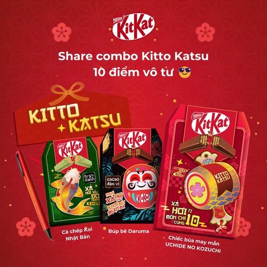 Bao bì phiên bản giới hạn của KitKat dành cho các sĩ tử