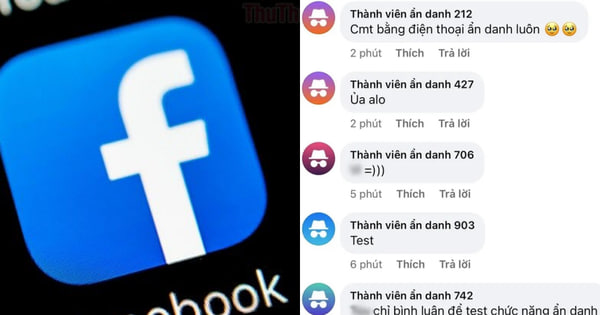 Facebook ra mắt tính năng bình luận ẩn danh