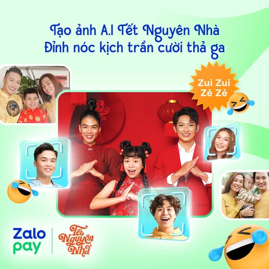 Zalopay với chiến lược Sử dụng AI tạo ảnh Tết đặc sắc