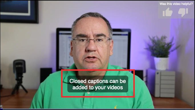 Overview: Adding Captions to a Video