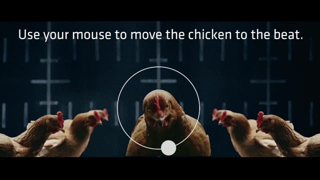 Chicken - Magic Body Control Interactive Video by Toby Anthonisz for Mercedes