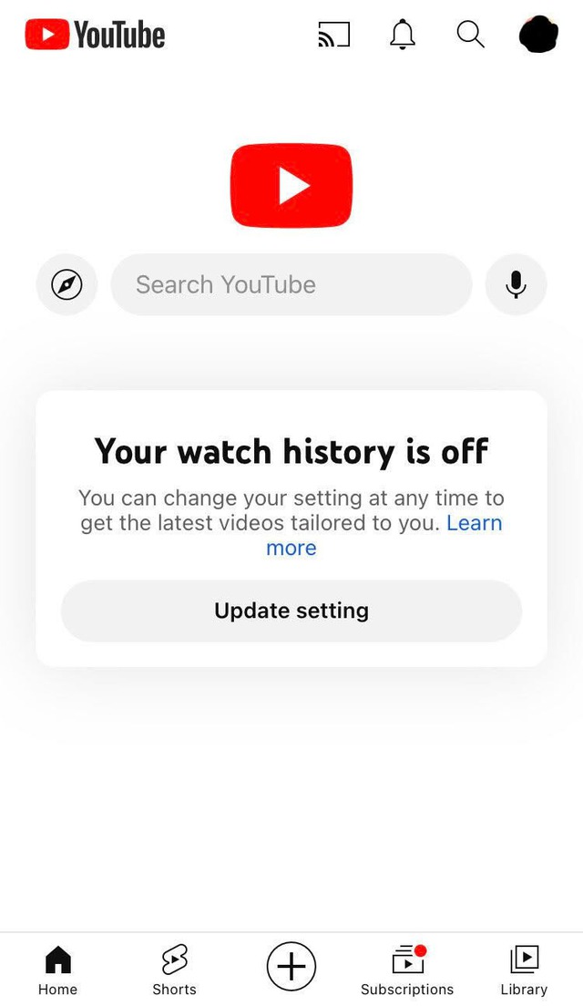 Youtube sẽ không hiển thị video đề xuất trên trang chủ nếu người dùng tắt lịch sử xem - Ảnh 3.