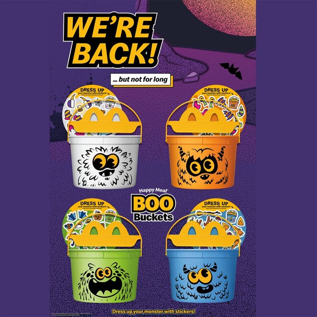 McDonald's mang huyền thoại Boo Buckets trở lại