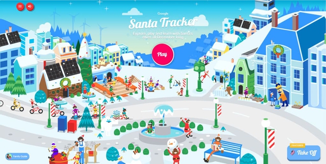 Chiến dịch Giáng sinh "Google Santa Tracker"