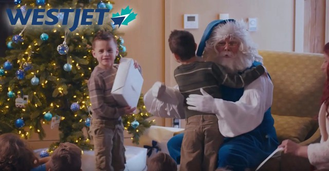 Chiến dịch Giáng sinh đến từ hãng hàng không WestJet