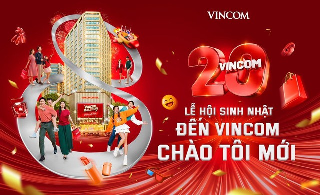 Vincom chào tuổi mới 20 bằng loạt hoạt động ý nghĩa