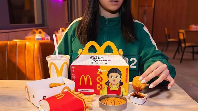 McDonald's ra mắt bữa ăn Squid Game đầu tiên