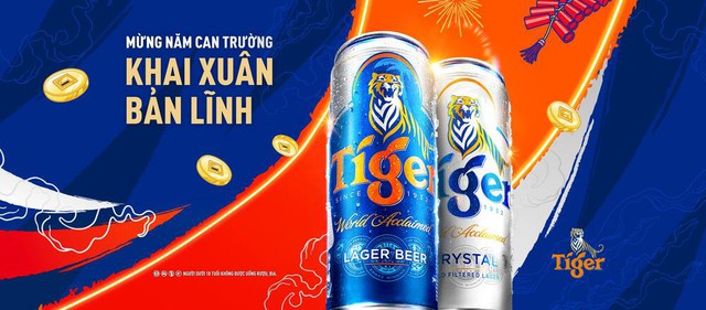 Slogan Tết của các thương hiệu - Bia Tiger