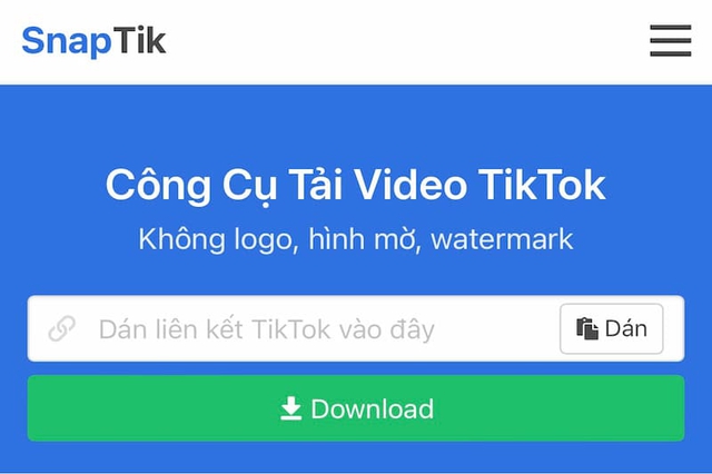 Cách xóa logo TikTok cực nhanh & đẹp mắt bằng SnapTik – App