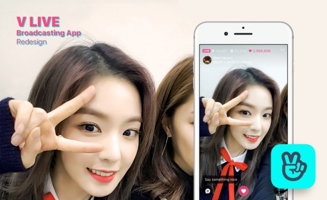 V Live là ứng dụng livestream phổ biến được sử dụng nhiều tại Hàn Quốc