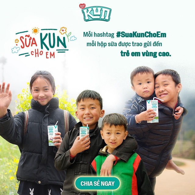 “Sữa KUN Cho Em” - Chiến dịch CSR hút triệu view nhờ ứng dụng User - Generated Content- Ảnh 1.
