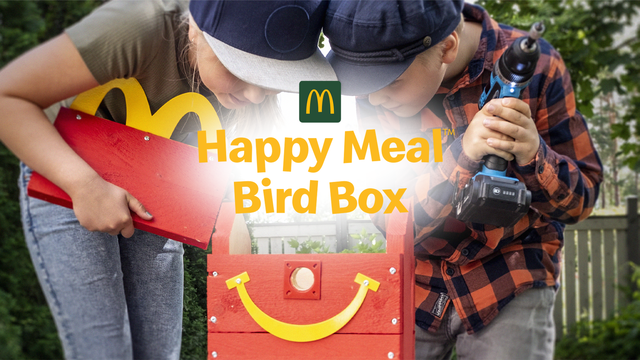Chiến dịch “Happy Meal Bird Box” – Mái ấm McDonald’s dành cho loài chim rừng ở Phần Lan