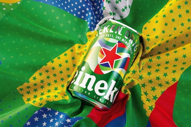 Thiết kế lon mới đầy nổi bật và bắt mắt của Heineken