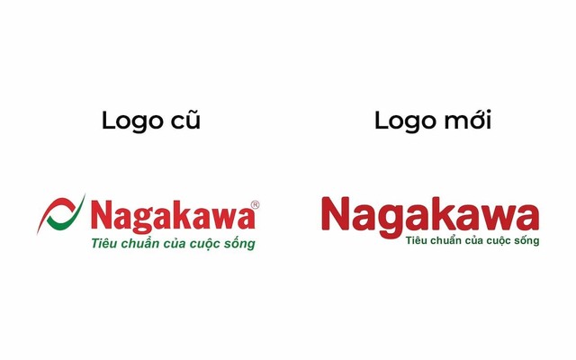 Logo mới và logo cũ của Nagakawa