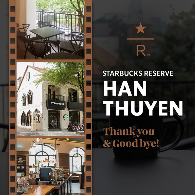 Thông báo ngừng hoạt động cửa hàng Starbucks Reserve Hàn Thuyên