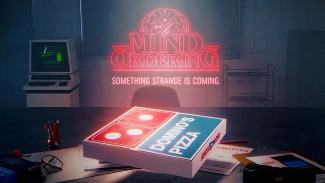 Trước đó, Netflix đã cùng Domino quảng bá cho bộ phim "Stranger Things"