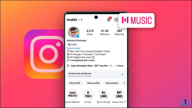 Instagram đã công bố tính năng mới nhất “Music on Profile”