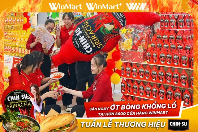 WinMart x Chinsu trong tuần lễ thương hiệu