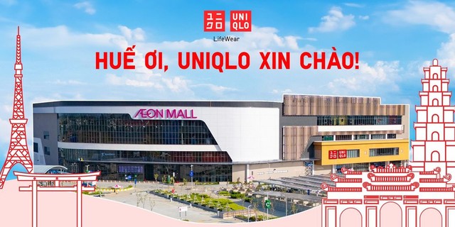 Uniqlo chốt mở cửa hàng đầu tiên tại Huế vào năm sau