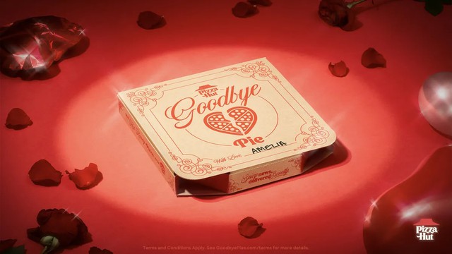 Pizza Hut gửi lời tạm biệt tới người yêu cũ thay khách hàng trong dịp Valentines