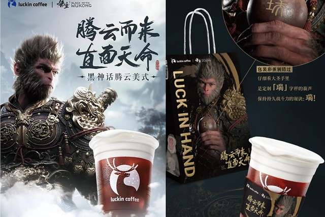 Sự kết hợp giữa “Black Myth: Wukong” và Luckin Coffee