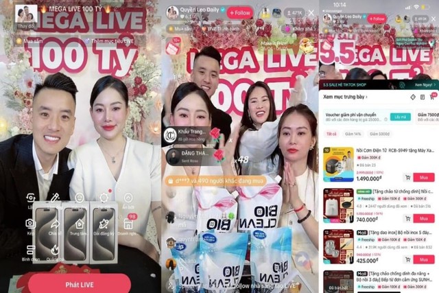 Các phiên Mega Livestream 100 tỷ đầy ấn tượng