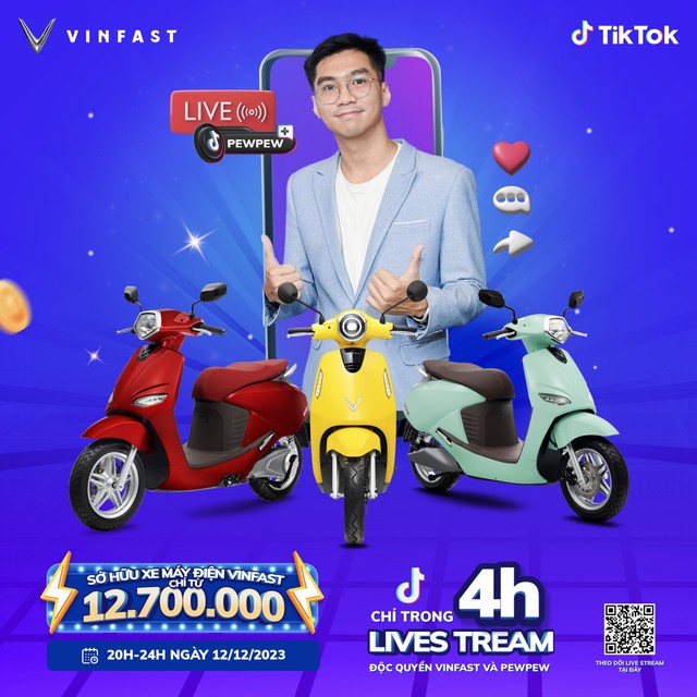 VinFast kết hợp với kênh Tik Tok 