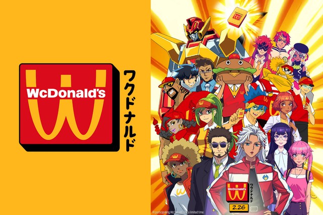 Chiến dịch tiếp thị theo phong cách anime "WcDonald's"