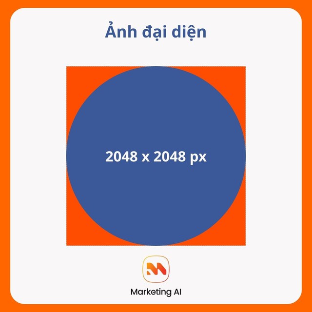 Tất tật kích thước ảnh đăng Facebook 2026 không bị vỡ chuẩn nhất- Ảnh 3. Kích thước ảnh đại diện facebook