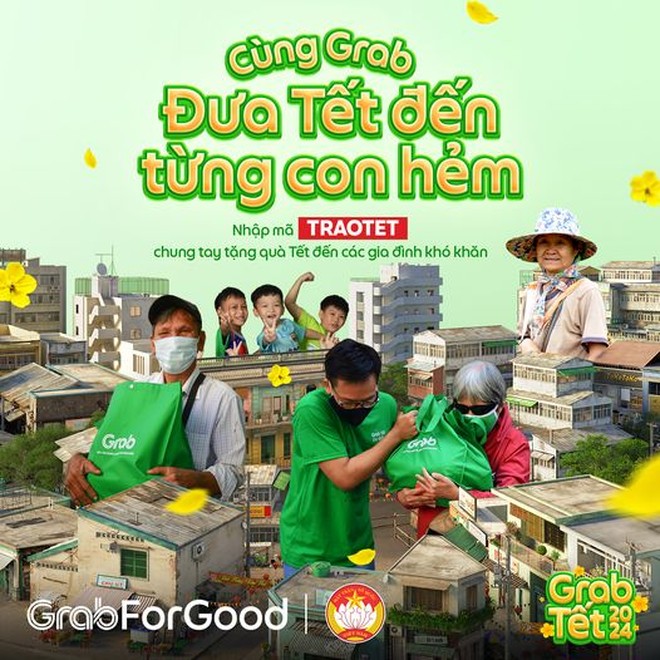 Không bắt trend Music Marketing, Grab vẫn ấn tượng với câu chuyện về 'ngõ hẻm" trong Campaign Tết 2024- Ảnh 1.