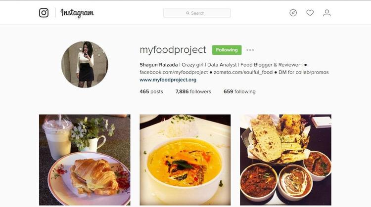 Kết quả hình ảnh cho instagram reviewer food