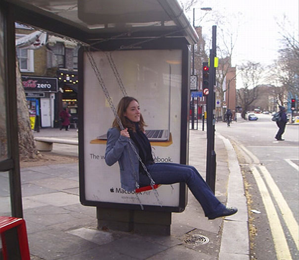 20 Quảng cáo cực thú vị của trạm chờ xe bus trên thế giới (P1)- Ảnh 9.