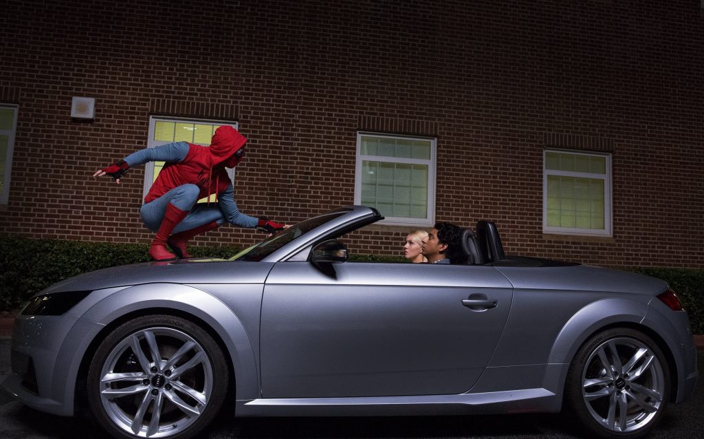 Audi tung quảng cáo “nhá hàng” với SpiderMan trong phim mới- Ảnh 1.