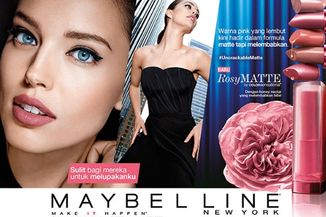 chiến lược marketing của Maybellne luôn có sự xuất hiện của influencer