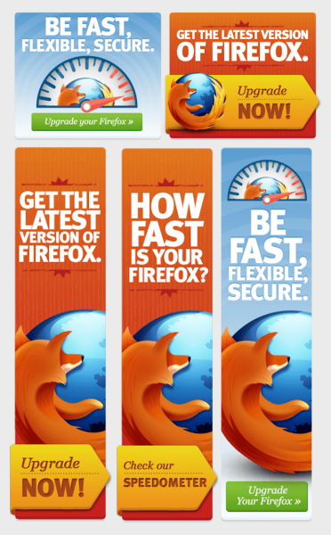Mẫu banner quảng cáo đẹp của Mozilla