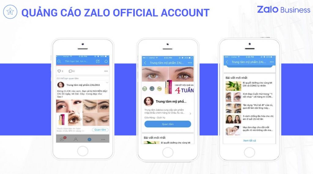 Zalo Offcial Account là gì? Chạy ads zalo OA? Quảng cáo trên zalo như thế nào?