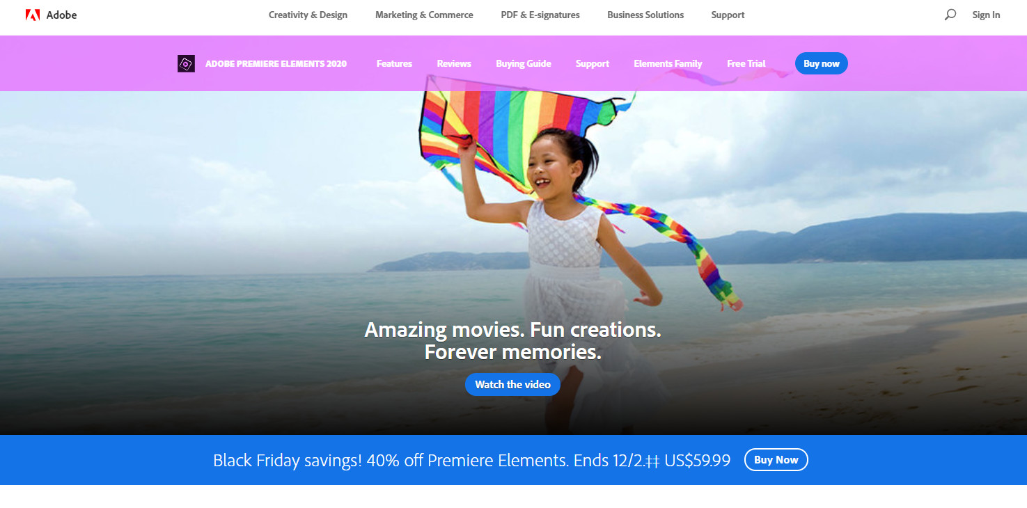 Adobe Premiere Elements: phần mềm chỉnh sửa video tình phí tốt nhất
