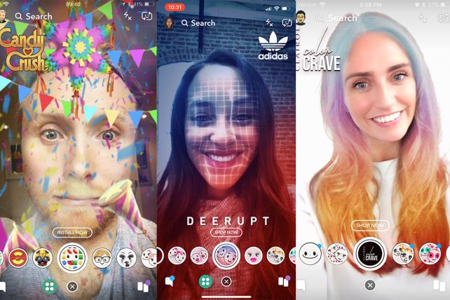 quảng cáo thực tế ảo AR với Snapchat