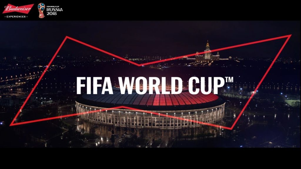 Budweiser tài trợ cho World Cup 2018